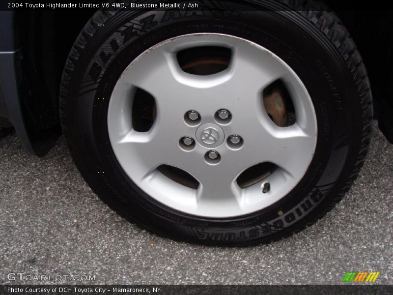Bluestone Metallic / Ash 2004 Toyota Highlander Limited V6 4WD