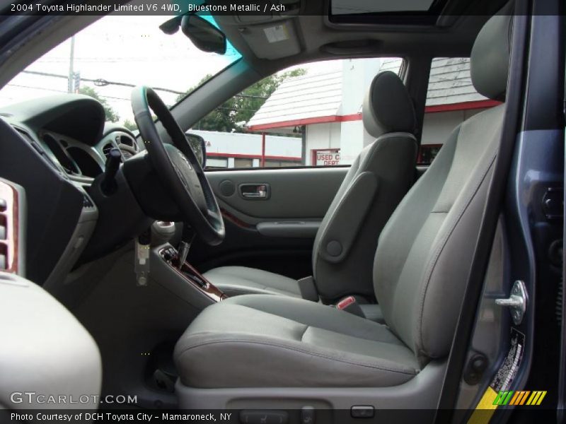 Bluestone Metallic / Ash 2004 Toyota Highlander Limited V6 4WD