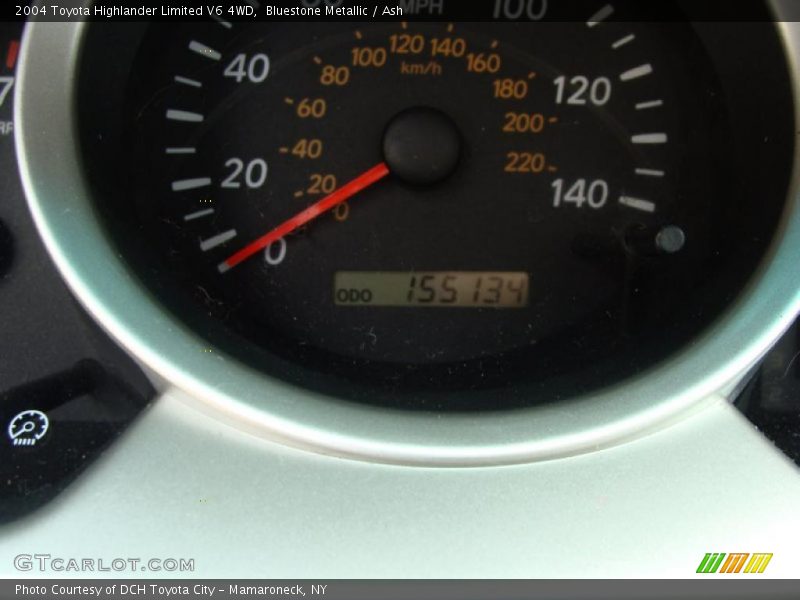 Bluestone Metallic / Ash 2004 Toyota Highlander Limited V6 4WD
