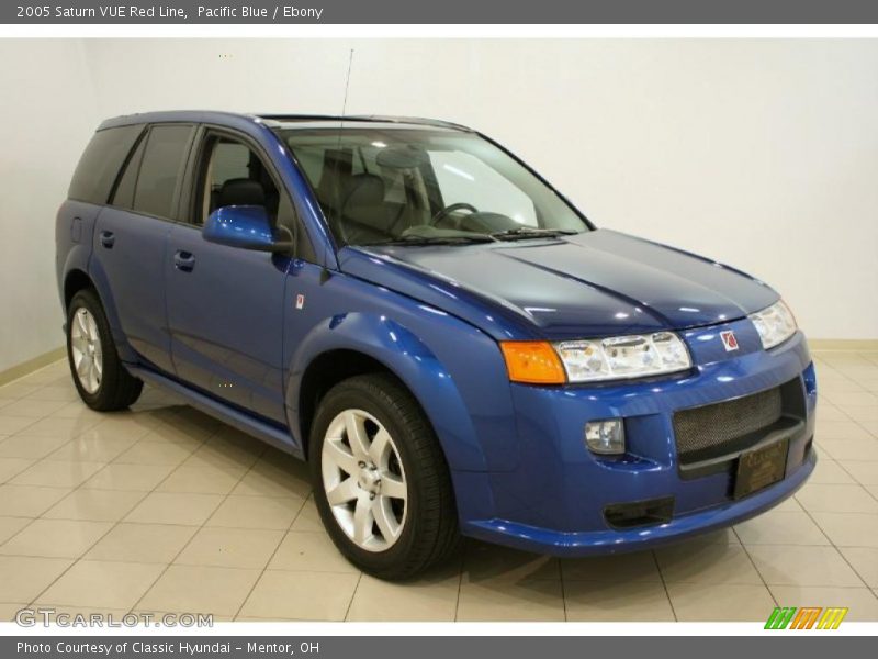 Pacific Blue / Ebony 2005 Saturn VUE Red Line