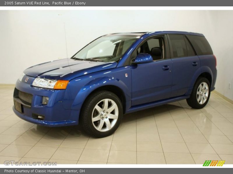 Pacific Blue / Ebony 2005 Saturn VUE Red Line