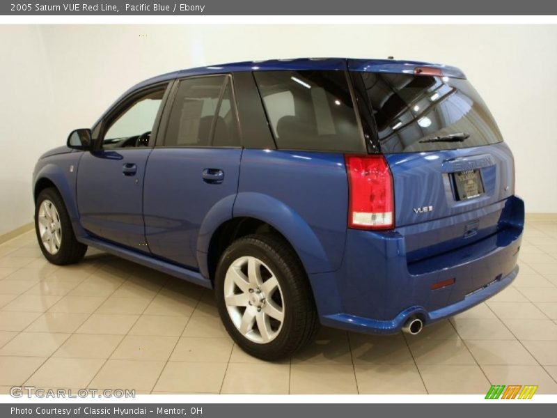 Pacific Blue / Ebony 2005 Saturn VUE Red Line