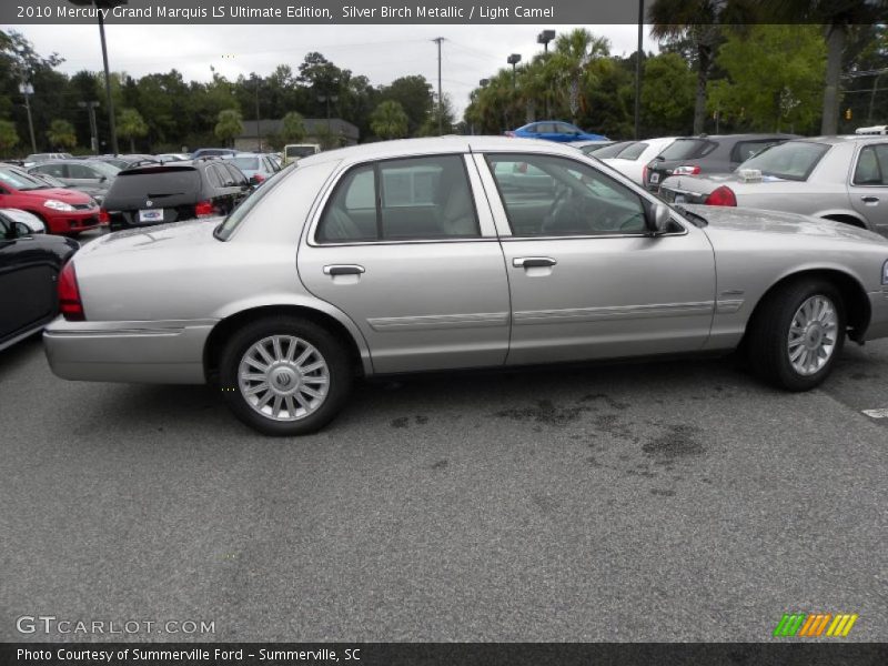 Silver Birch Metallic / Light Camel 2010 Mercury Grand Marquis LS Ultimate Edition