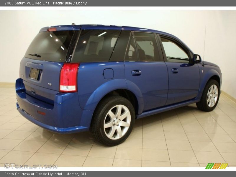 Pacific Blue / Ebony 2005 Saturn VUE Red Line