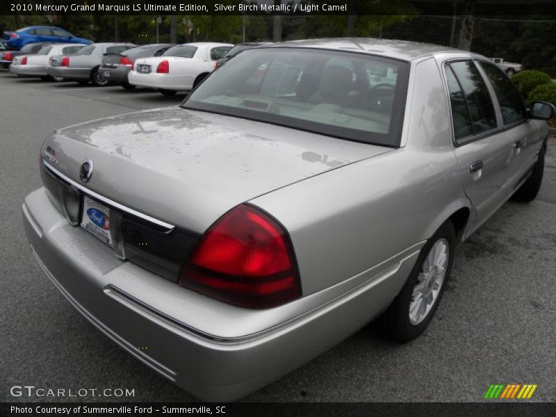 Silver Birch Metallic / Light Camel 2010 Mercury Grand Marquis LS Ultimate Edition