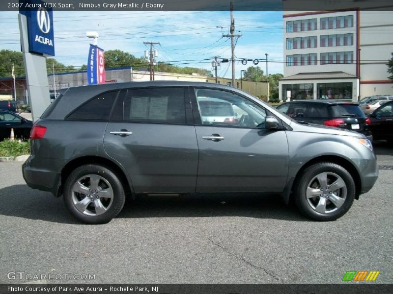 Nimbus Gray Metallic / Ebony 2007 Acura MDX Sport