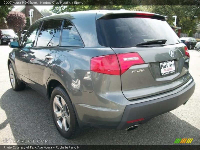 Nimbus Gray Metallic / Ebony 2007 Acura MDX Sport