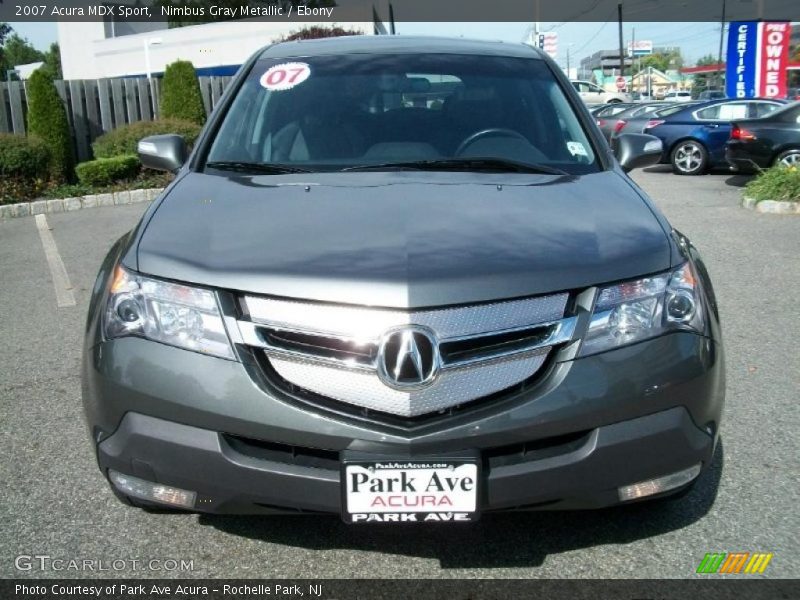 Nimbus Gray Metallic / Ebony 2007 Acura MDX Sport