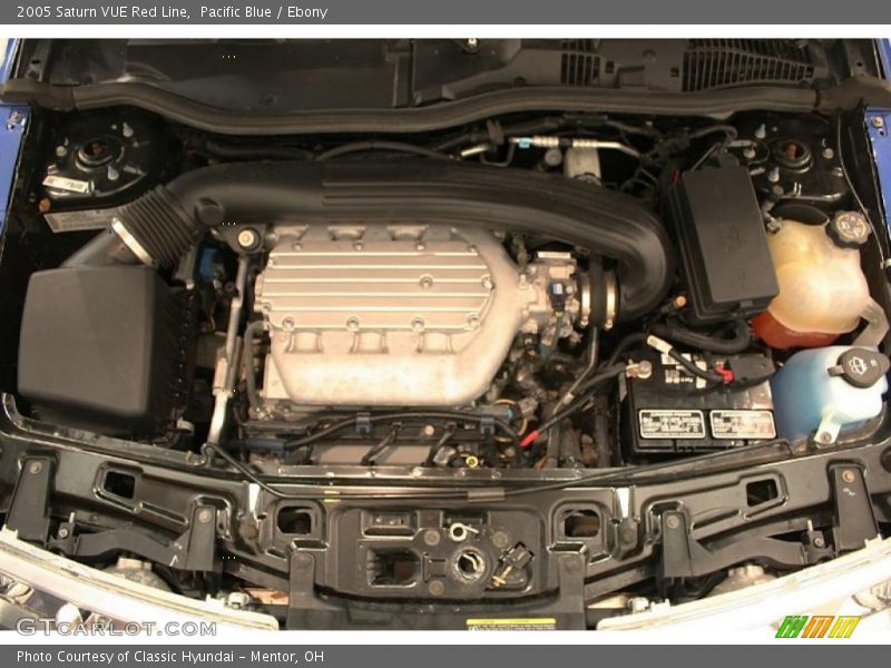 Pacific Blue / Ebony 2005 Saturn VUE Red Line