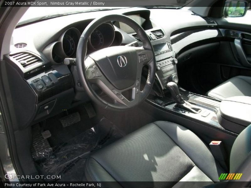 Nimbus Gray Metallic / Ebony 2007 Acura MDX Sport