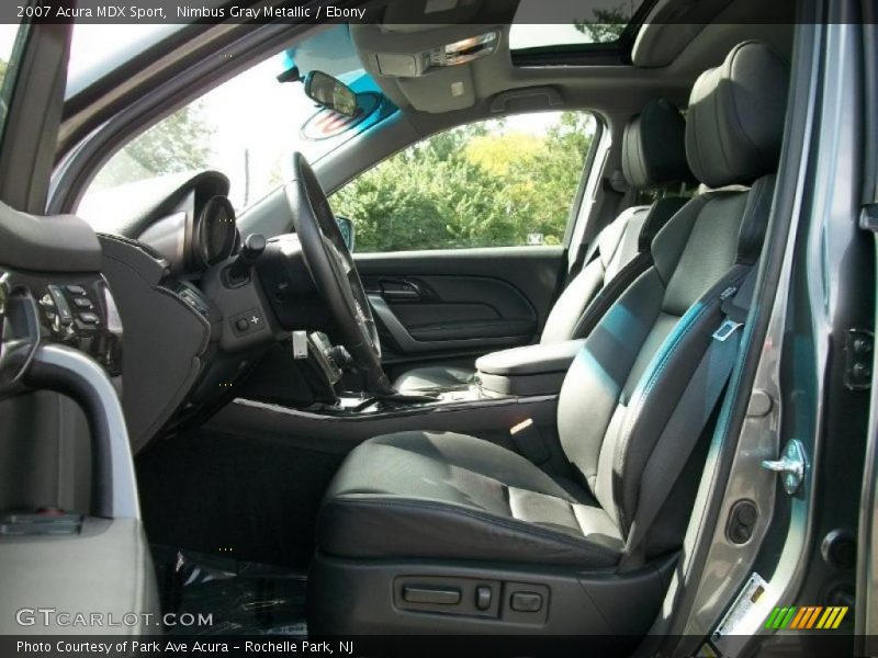 Nimbus Gray Metallic / Ebony 2007 Acura MDX Sport