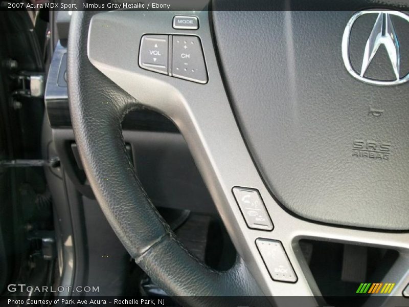 Nimbus Gray Metallic / Ebony 2007 Acura MDX Sport