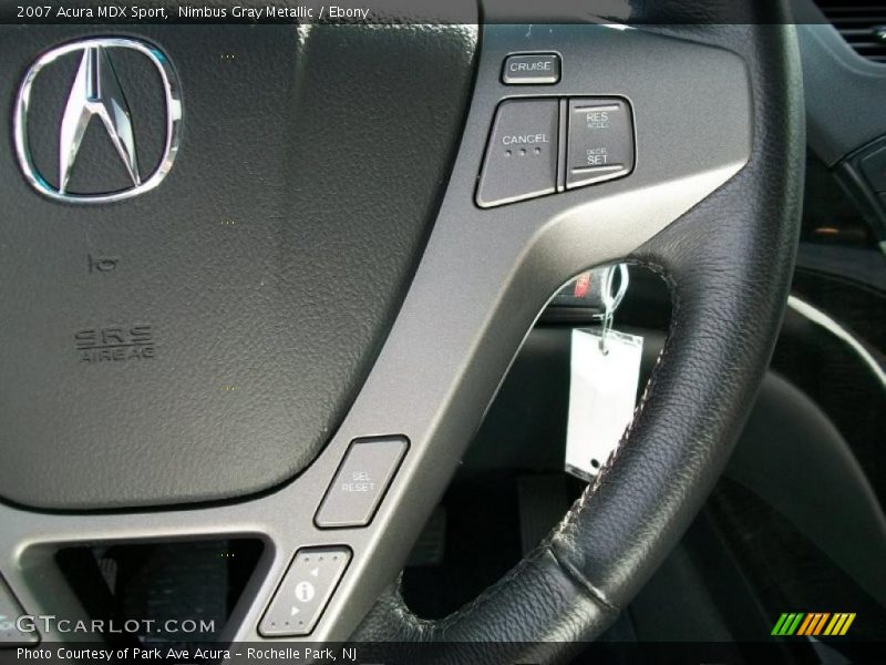 Nimbus Gray Metallic / Ebony 2007 Acura MDX Sport