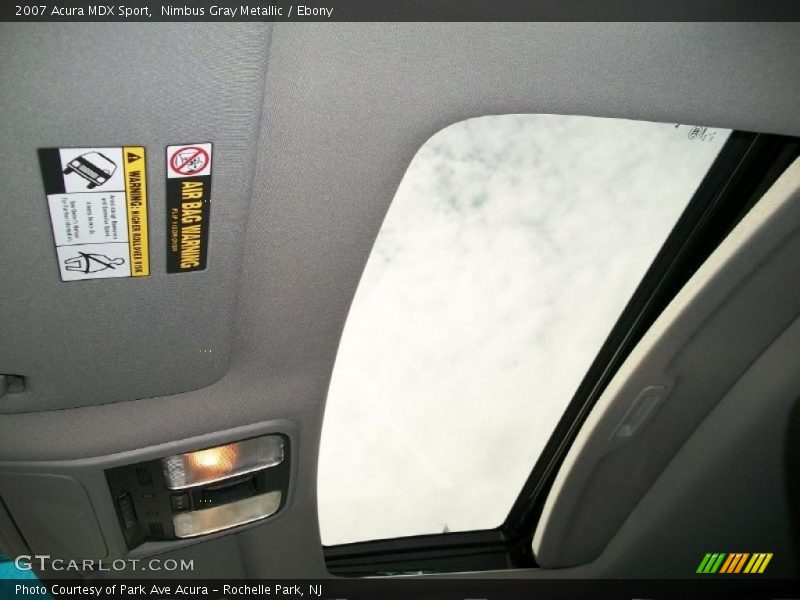 Nimbus Gray Metallic / Ebony 2007 Acura MDX Sport