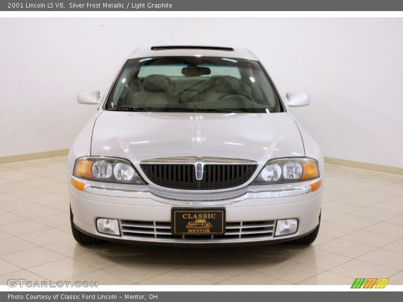 Silver Frost Metallic / Light Graphite 2001 Lincoln LS V8