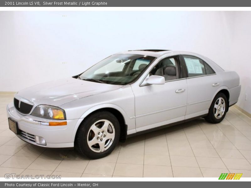 Silver Frost Metallic / Light Graphite 2001 Lincoln LS V8