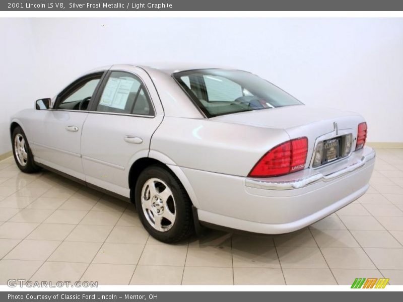 Silver Frost Metallic / Light Graphite 2001 Lincoln LS V8