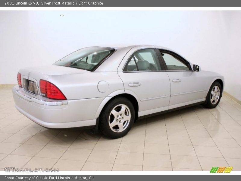 Silver Frost Metallic / Light Graphite 2001 Lincoln LS V8
