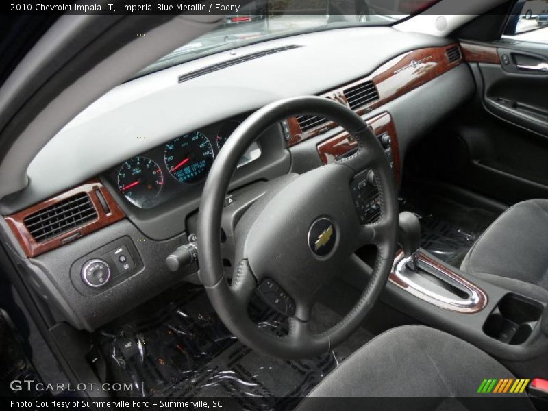 Imperial Blue Metallic / Ebony 2010 Chevrolet Impala LT