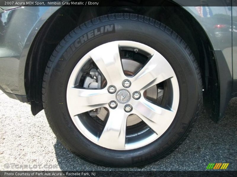 Nimbus Gray Metallic / Ebony 2007 Acura MDX Sport