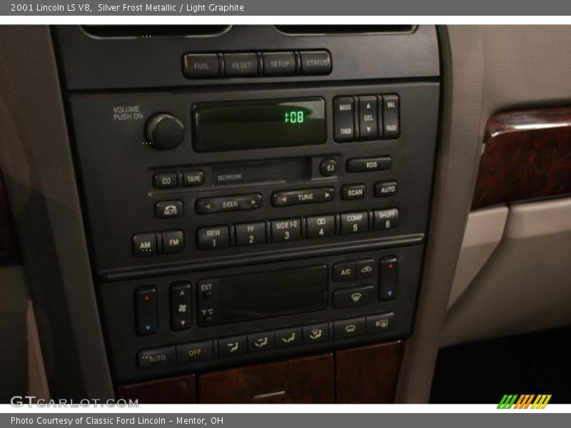 Silver Frost Metallic / Light Graphite 2001 Lincoln LS V8