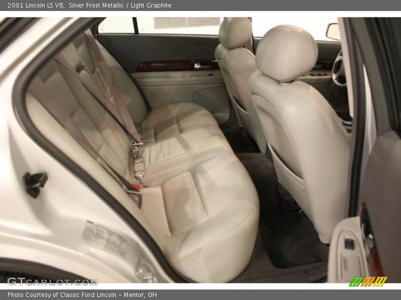 Silver Frost Metallic / Light Graphite 2001 Lincoln LS V8
