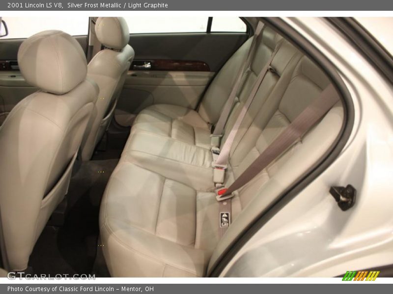 Silver Frost Metallic / Light Graphite 2001 Lincoln LS V8