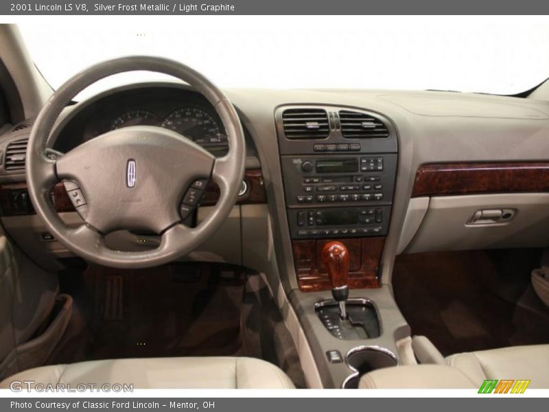 Silver Frost Metallic / Light Graphite 2001 Lincoln LS V8