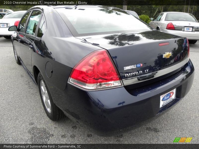 Imperial Blue Metallic / Ebony 2010 Chevrolet Impala LT