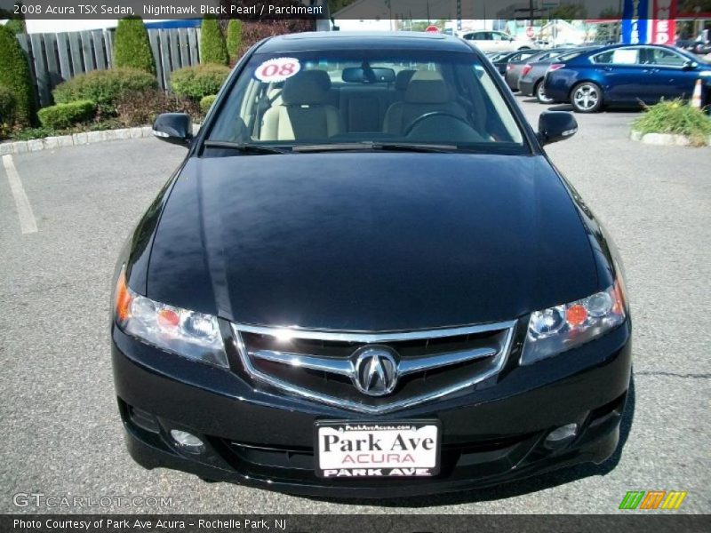 Nighthawk Black Pearl / Parchment 2008 Acura TSX Sedan