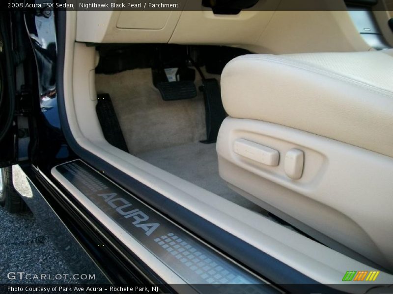 Nighthawk Black Pearl / Parchment 2008 Acura TSX Sedan