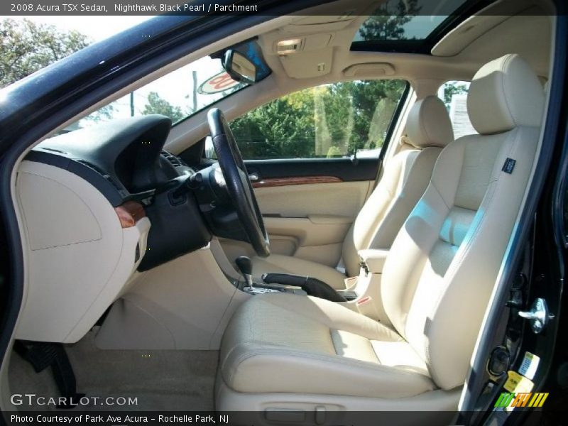 Nighthawk Black Pearl / Parchment 2008 Acura TSX Sedan