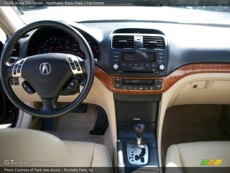 Nighthawk Black Pearl / Parchment 2008 Acura TSX Sedan