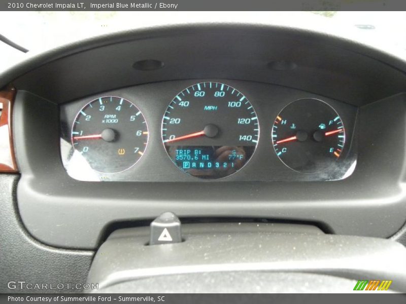 Imperial Blue Metallic / Ebony 2010 Chevrolet Impala LT