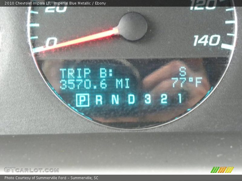 Imperial Blue Metallic / Ebony 2010 Chevrolet Impala LT