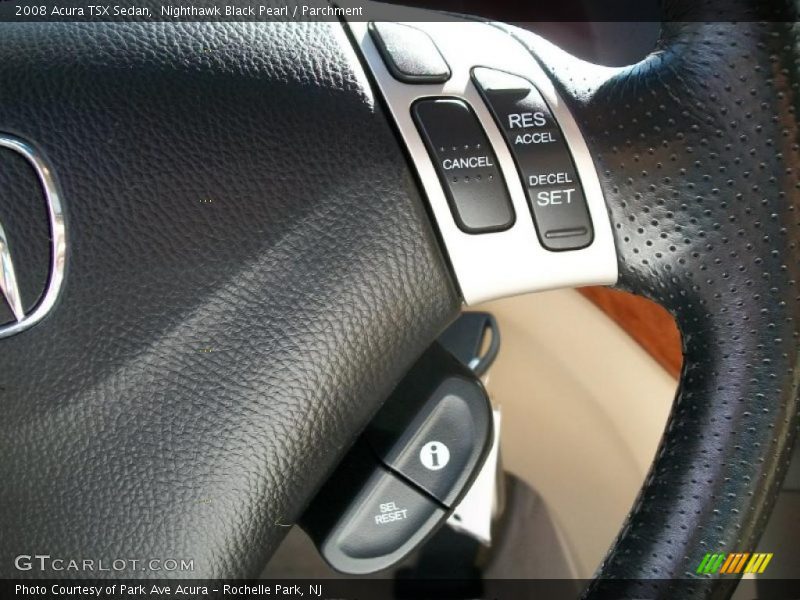 Nighthawk Black Pearl / Parchment 2008 Acura TSX Sedan