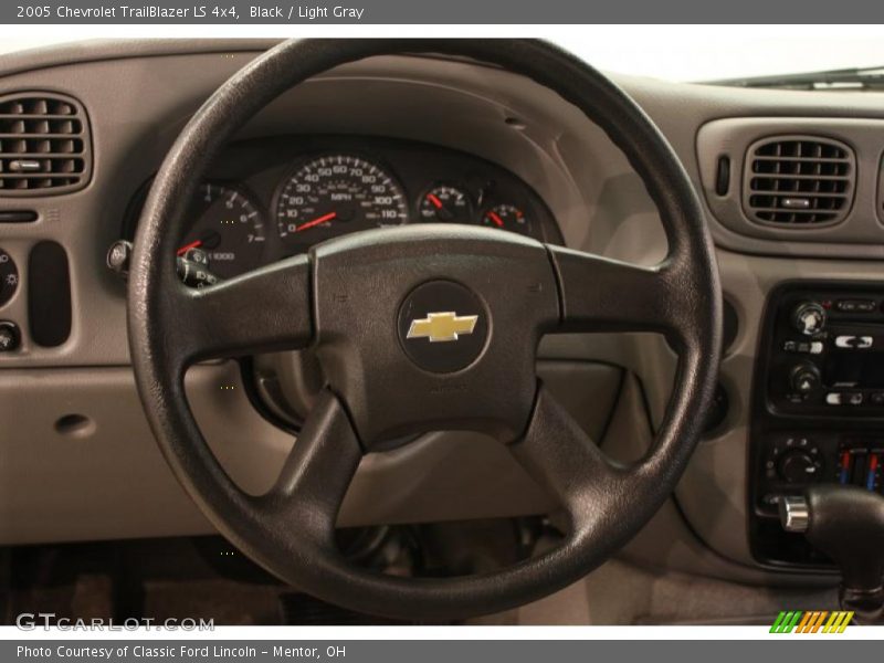 Black / Light Gray 2005 Chevrolet TrailBlazer LS 4x4