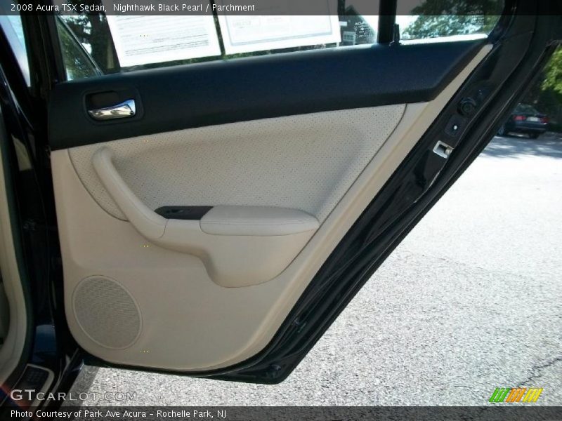Nighthawk Black Pearl / Parchment 2008 Acura TSX Sedan