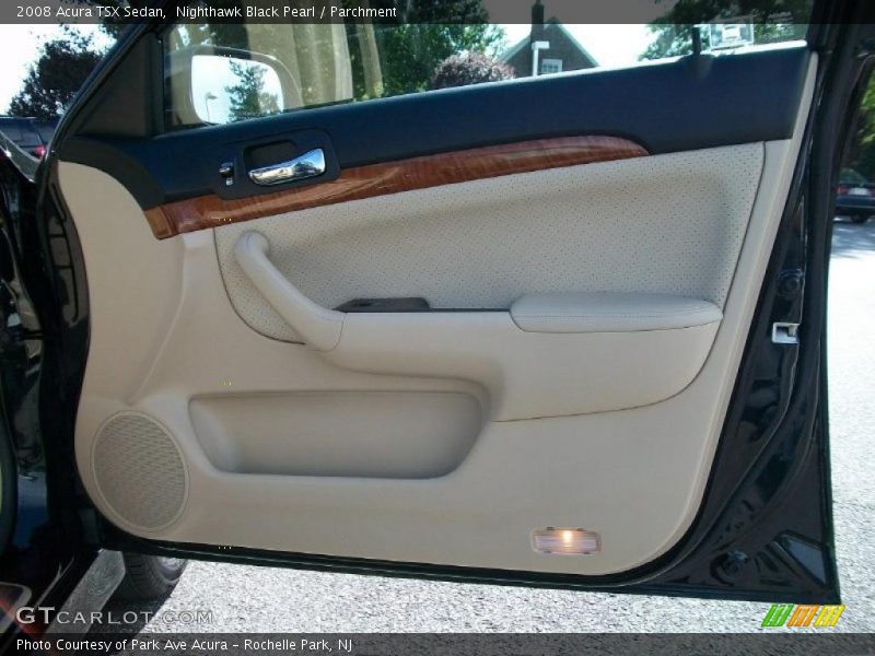Nighthawk Black Pearl / Parchment 2008 Acura TSX Sedan