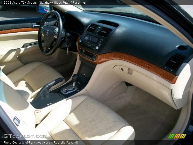 Nighthawk Black Pearl / Parchment 2008 Acura TSX Sedan