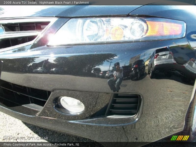 Nighthawk Black Pearl / Parchment 2008 Acura TSX Sedan