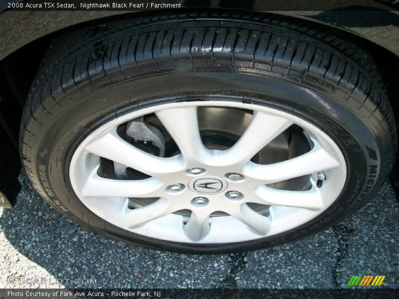 Nighthawk Black Pearl / Parchment 2008 Acura TSX Sedan