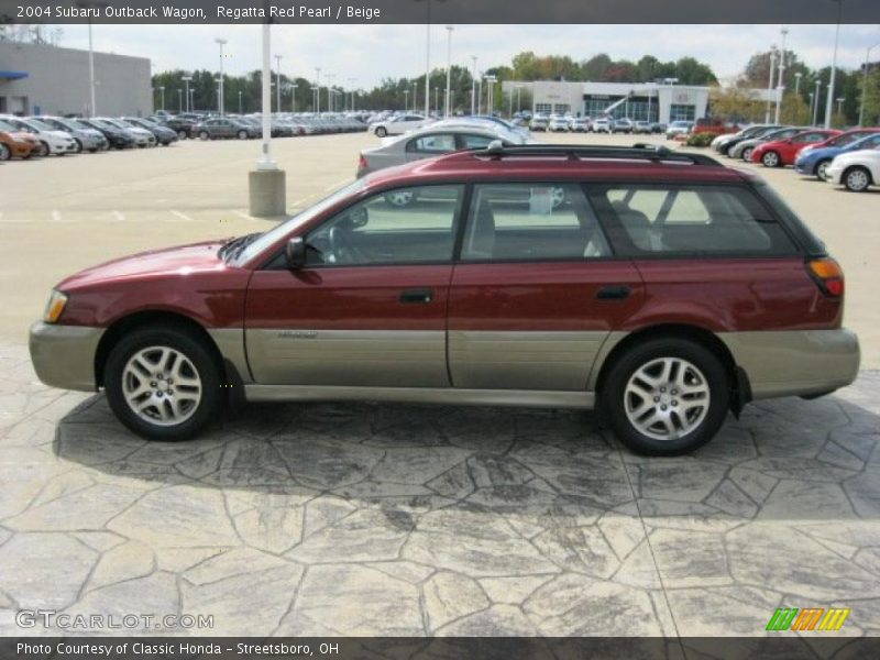 Regatta Red Pearl / Beige 2004 Subaru Outback Wagon