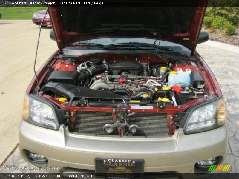 Regatta Red Pearl / Beige 2004 Subaru Outback Wagon
