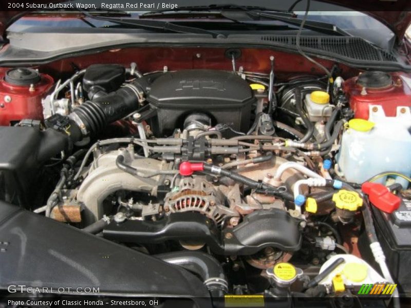 Regatta Red Pearl / Beige 2004 Subaru Outback Wagon