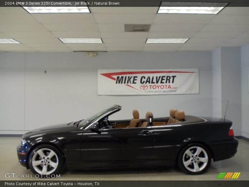 Jet Black / Natural Brown 2004 BMW 3 Series 325i Convertible