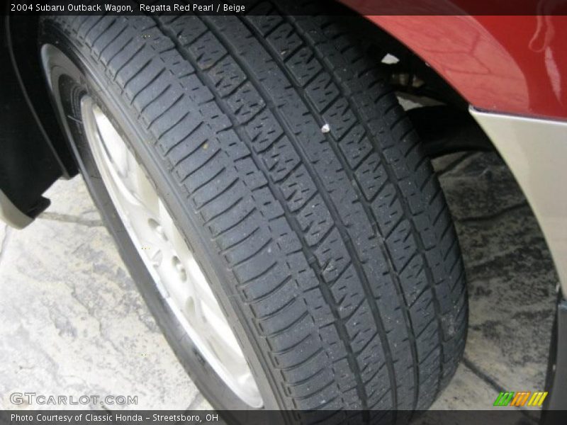 Regatta Red Pearl / Beige 2004 Subaru Outback Wagon