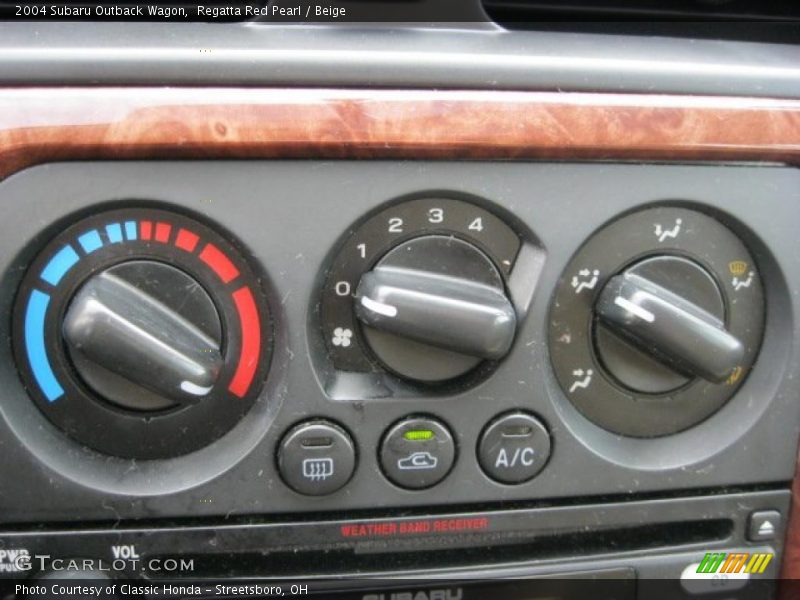 Regatta Red Pearl / Beige 2004 Subaru Outback Wagon