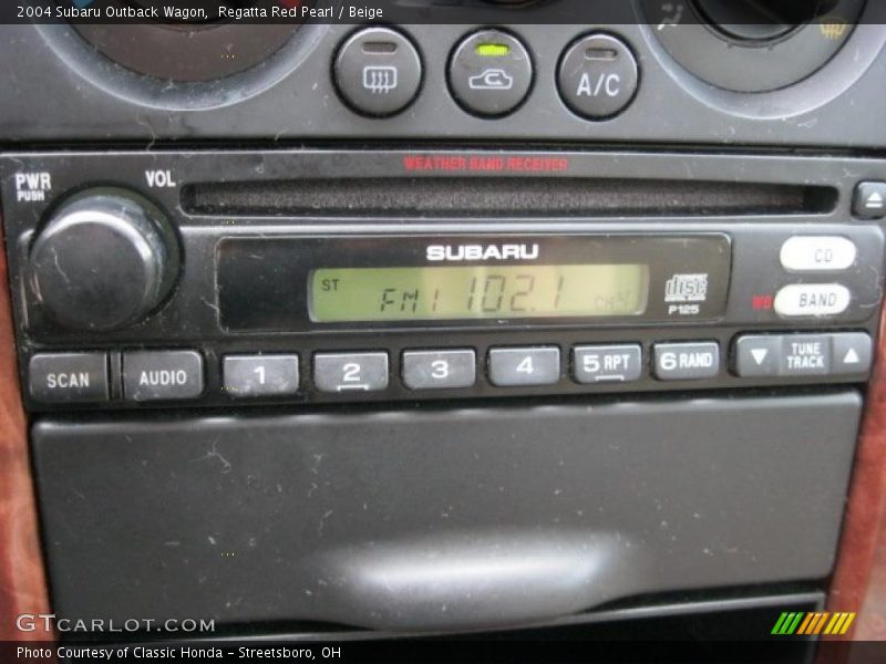 Regatta Red Pearl / Beige 2004 Subaru Outback Wagon