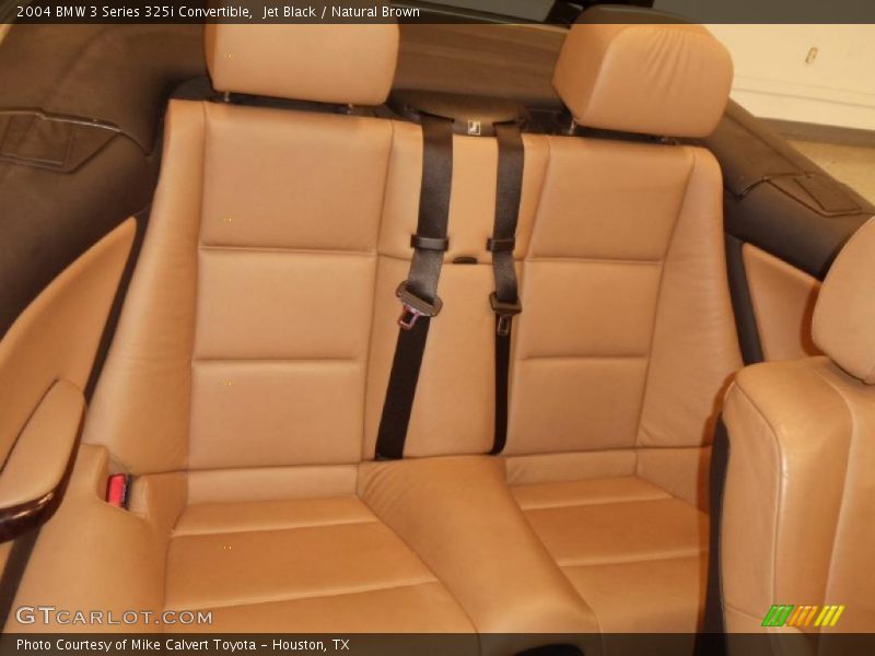 Jet Black / Natural Brown 2004 BMW 3 Series 325i Convertible